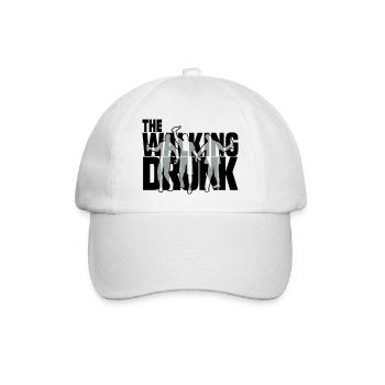 the walking drunk - Baseballkappe - Weiß/Weiß - Vorne