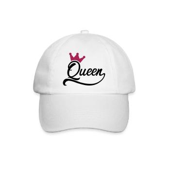 frauenpower - Baseballkappe - Weiß/Weiß - Vorne