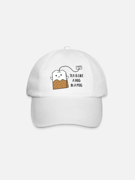 Tee - Baseballkappe - Weiß/Weiß