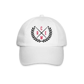 crew kranz - Baseballkappe - Weiß/Weiß - Vorne