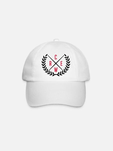 crew kranz - Baseballkappe - Weiß/Weiß