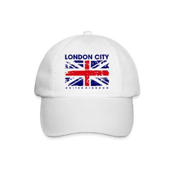London City - Baseballkappe - Weiß/Weiß - Vorne