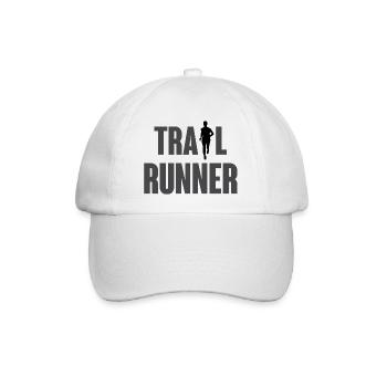Trailrunner - Baseballkappe - Weiß/Weiß - Vorne