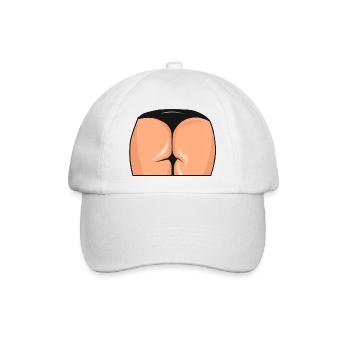 sexy bikini mädchen frau - Baseballkappe - Weiß/Weiß - Vorne