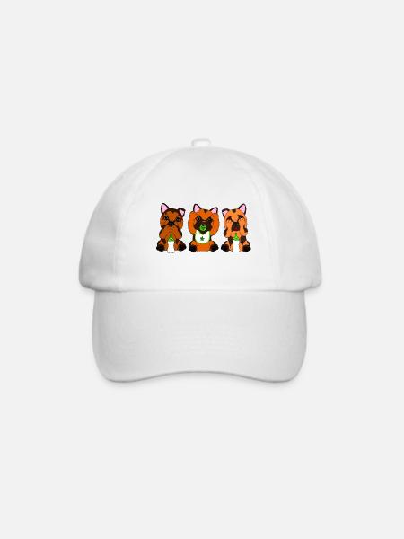 Deutsche Schäferhund Welpen Baby - Baseballkappe - Weiß/Weiß