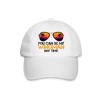 Wingman - Baseballkappe - Weiß/Weiß - Vorne