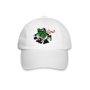 Frog frosch - Baseballkappe - Weiß/Weiß - Vorne