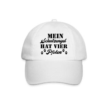 Mein Schutzengel - Baseballkappe - Weiß/Weiß - Vorne