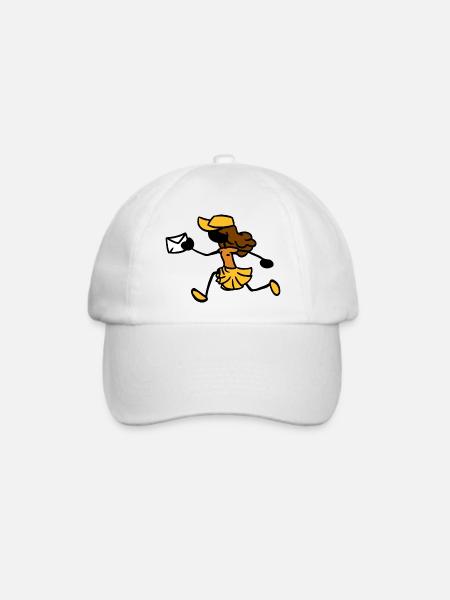 Postbotin Postfrau Kurier - Baseballkappe - Weiß/Weiß