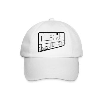 Kritisch Question Everything - Baseballkappe - Weiß/Weiß - Vorne