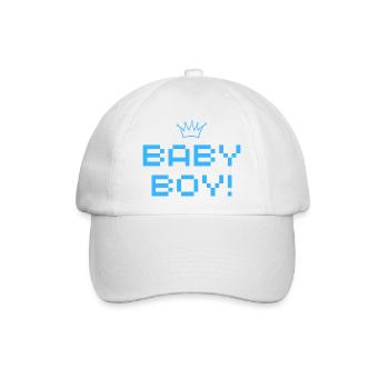 Baby Boy - Baseballkappe - Weiß/Weiß - Vorne