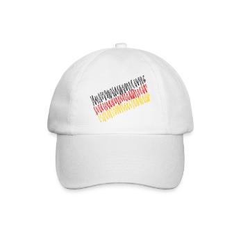Deutschland - Baseballkappe - Weiß/Weiß - Vorne