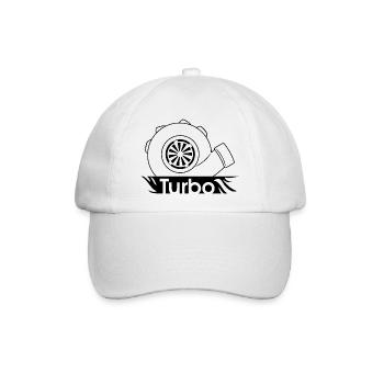 Turbo - Baseballkappe - Weiß/Weiß - Vorne