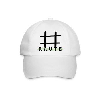Hashtag - Baseballkappe - Weiß/Weiß - Vorne
