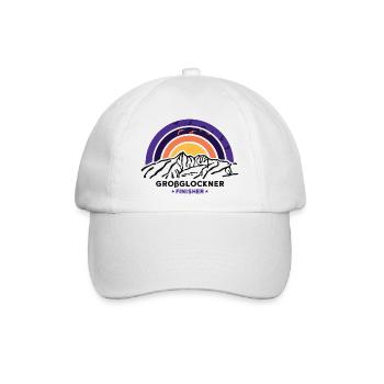 Großglockner Top of Austria Hohe Tauern Souvenir - Baseballkappe - Weiß/Weiß - Vorne