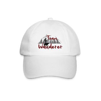 Team Wanderer Frau - Baseballkappe - Weiß/Weiß - Vorne