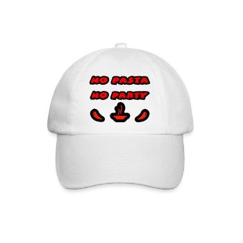 Nudeln - Baseballkappe - Weiß/Weiß - Vorne