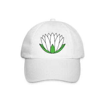 Seerose - Baseballkappe - Weiß/Weiß - Vorne