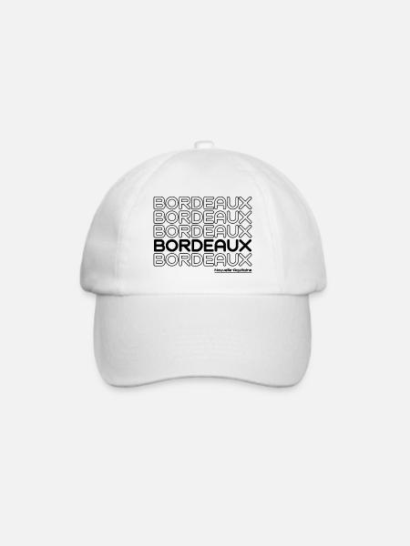 Bordeaux Frankreich - Baseballkappe - Weiß/Weiß