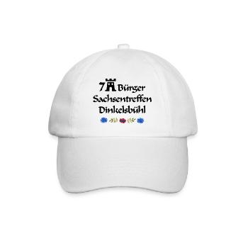 Siebenbürger Sachsentreffen Dinkelsbühl Design - Baseballkappe - Weiß/Weiß - Vorne