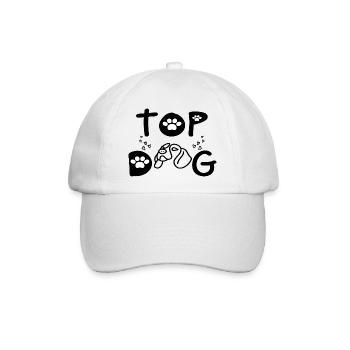 Top Dog - Baseballkappe - Weiß/Weiß - Vorne