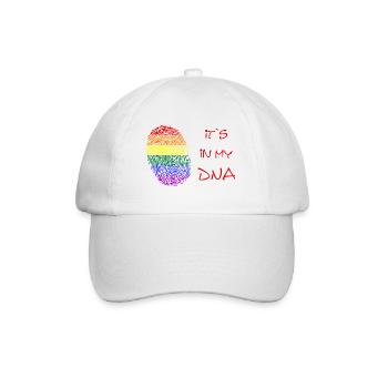 Lgbtq, LGBTQ, LGBT, lgbt - Baseballkappe - Weiß/Weiß - Vorne