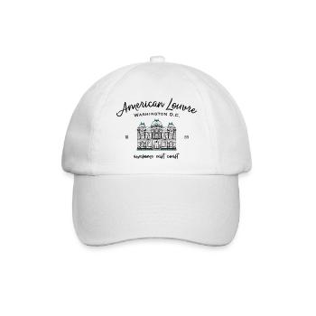 Washington D.C., Sehenswürdigkeit American Louvre - Baseballkappe - Weiß/Weiß - Vorne