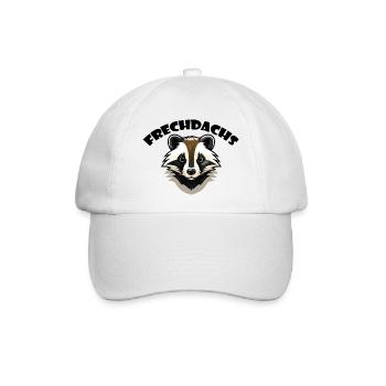 Frechdachs - Baseballkappe - Weiß/Weiß - Vorne