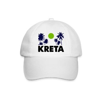 kreta - Baseballkappe - Weiß/Weiß - Vorne