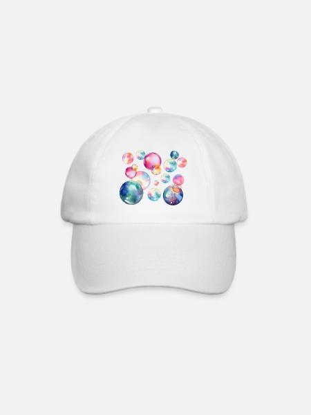 Dreambubbles - Baseballkappe - Weiß/Weiß