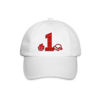 Ein Weihnachtsfest - Baseballkappe - Weiß/Weiß - Vorne
