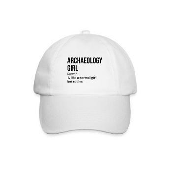 Archäologie Archäologie Archäologie - Baseballkappe - Weiß/Weiß - Vorne