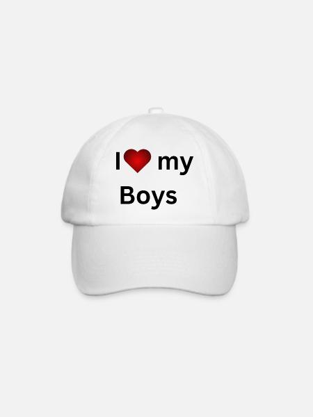 I my Boys - Baseballkappe - Weiß/Weiß