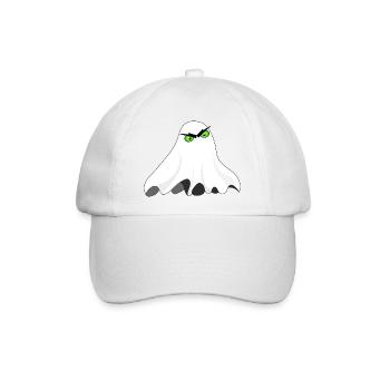 Gespenst - Baseballkappe - Weiß/Weiß - Vorne