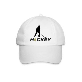 hockey - Baseballkappe - Weiß/Weiß - Vorne