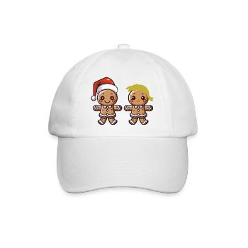 lebkuchen paar - Baseballkappe - Weiß/Weiß - Vorne
