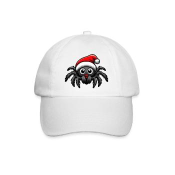 Tarantula Weihnachten - Baseballkappe - Weiß/Weiß - Vorne