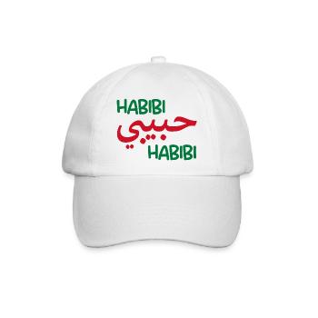 Habibi - Baseballkappe - Weiß/Weiß - Vorne