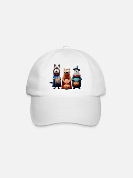 Halloween Squad – Süßes oder Saures Wooligans - Baseballkappe - Weiß/Weiß