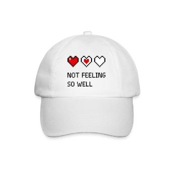 Kern-Pixel-Trio - Baseballkappe - Weiß/Weiß - Vorne