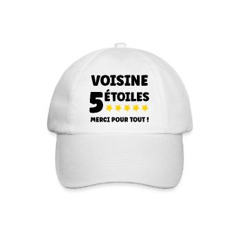 Nachbar - Baseballkappe - Weiß/Weiß - Vorne