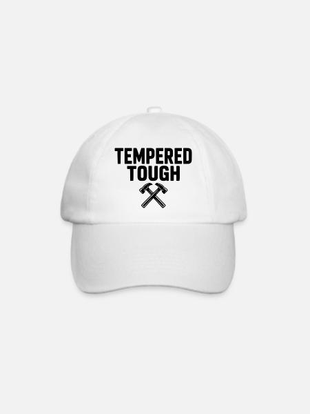Tempered Tough - Baseballkappe - Weiß/Weiß