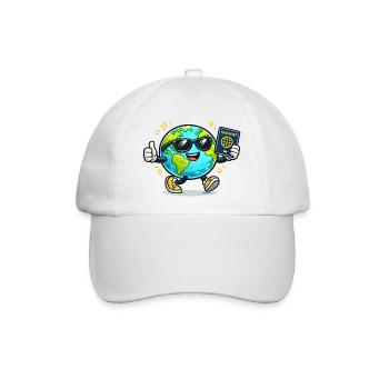 Globe Buddy Pass-Abenteuer - Baseballkappe - Weiß/Weiß - Vorne