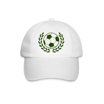 Lorbeerball Siegkranz Grafik - Baseballkappe - Weiß/Weiß - Vorne