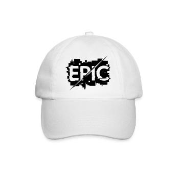 Epic - Krass gut - witzige Übertreibung  - Baseballkappe - Weiß/Weiß - Vorne