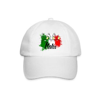 Scooter Italia - Baseballkappe - Weiß/Weiß - Vorne