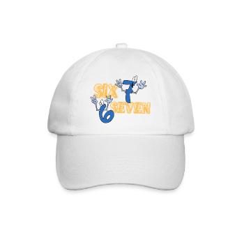 Six Seven - Baseballkappe - Weiß/Weiß - Vorne