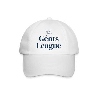 Gents League - Baseballkappe - Weiß/Weiß - Vorne