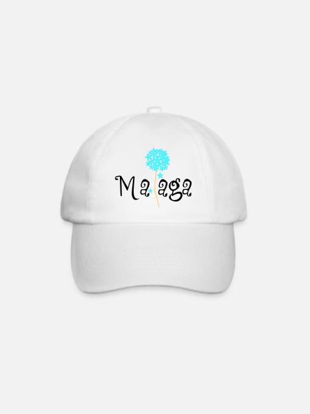 Malaga Biznaga - Baseballkappe - Weiß/Weiß