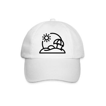 Feiertag - Baseballkappe - Weiß/Weiß - Vorne